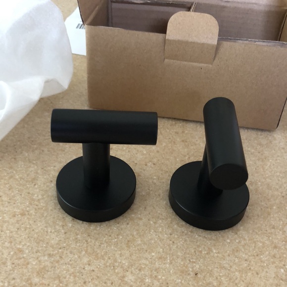 NWT Nolimas black anti-rust towel /anything hooks - Picture 10 of 11